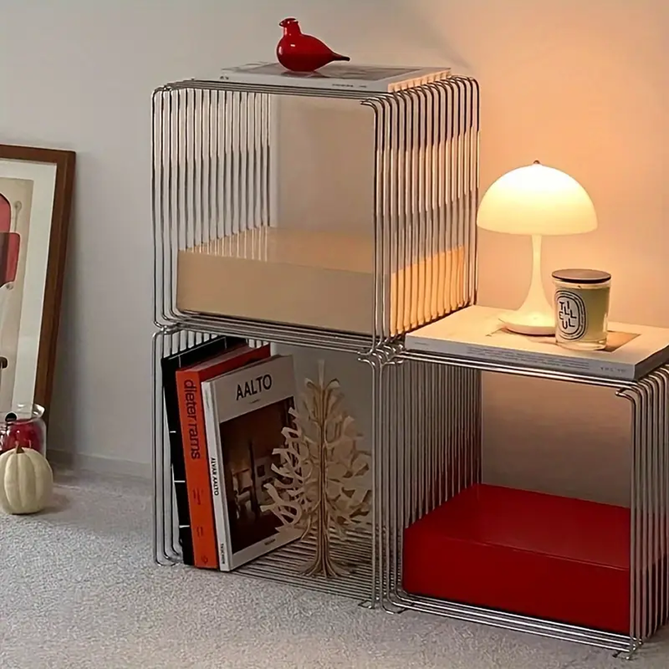 철제 사이드 모던 책상