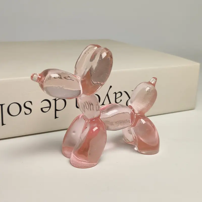 클리어 퍼피 조형 피규어